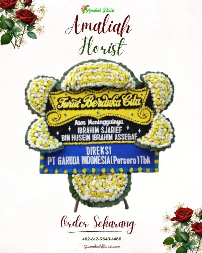 Papan Bunga Duka di Boto